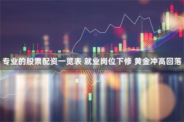 专业的股票配资一览表 就业岗位下修 黄金冲高回落