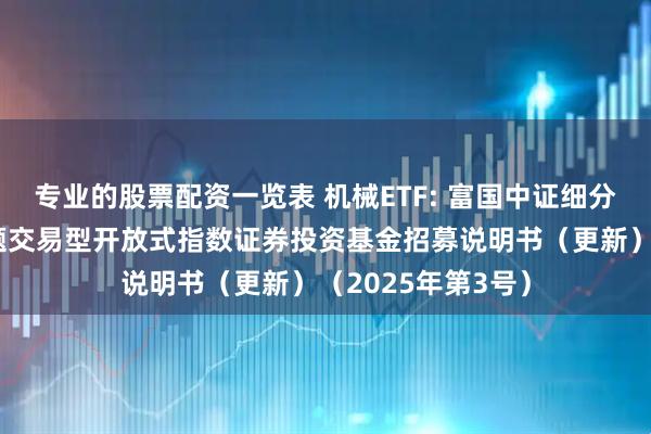 专业的股票配资一览表 机械ETF: 富国中证细分机械设备产业主题交易型开放式指数证券投资基金招募说明书（更新）（2025年第3号）